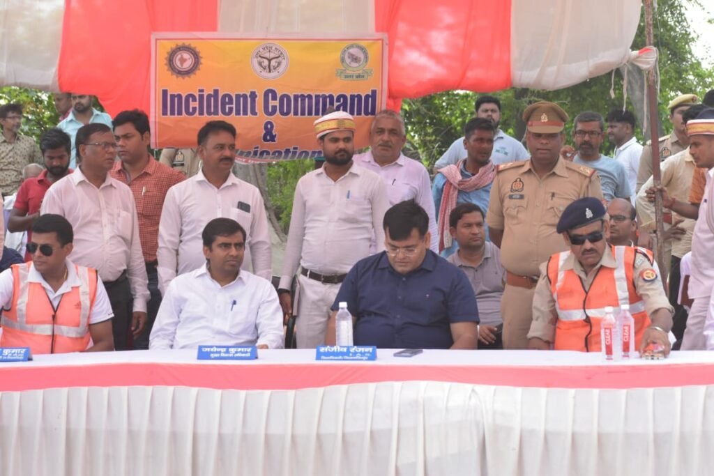 लक्ष्मी घाट पर माकड्रिल का कार्यक्रम सम्पन्न हुआ