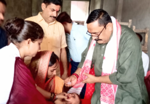 भाजपा जिलाध्यक्ष ने मिशन इंद्रधनुष 5.0 का किया शुभारंभ