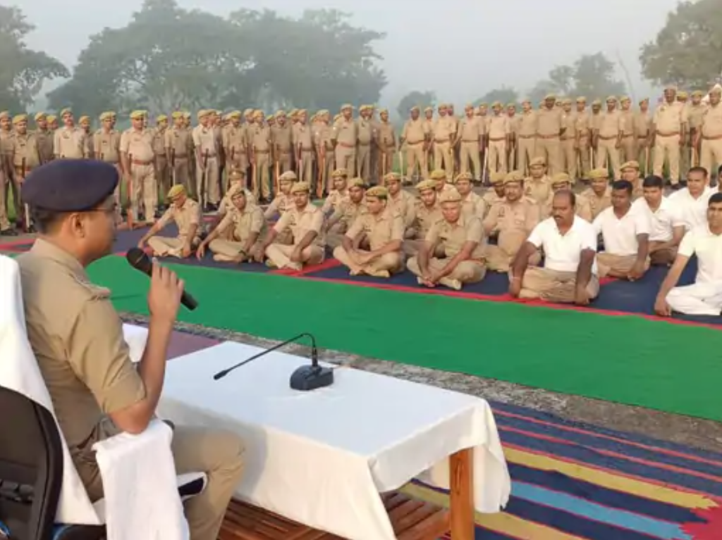 पुलिस जवानों को बीमारियों से बचाने की एसपी की नई-पहल