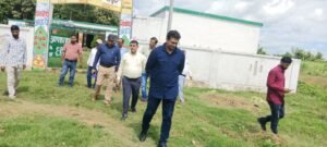 ग्राम पंचायत नन्हुवापुर में कम्पोजिट विद्यालय का औचक निरीक्षण