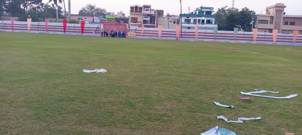 हॉकी मैच के लिये लगभग सभी तैयारियां पूर्ण