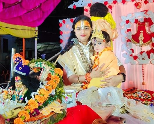 झारखंडी मंदिर में श्री कृष्ण जन्माष्टमी पर श्रीमद् भागवत कथा का आयोजन