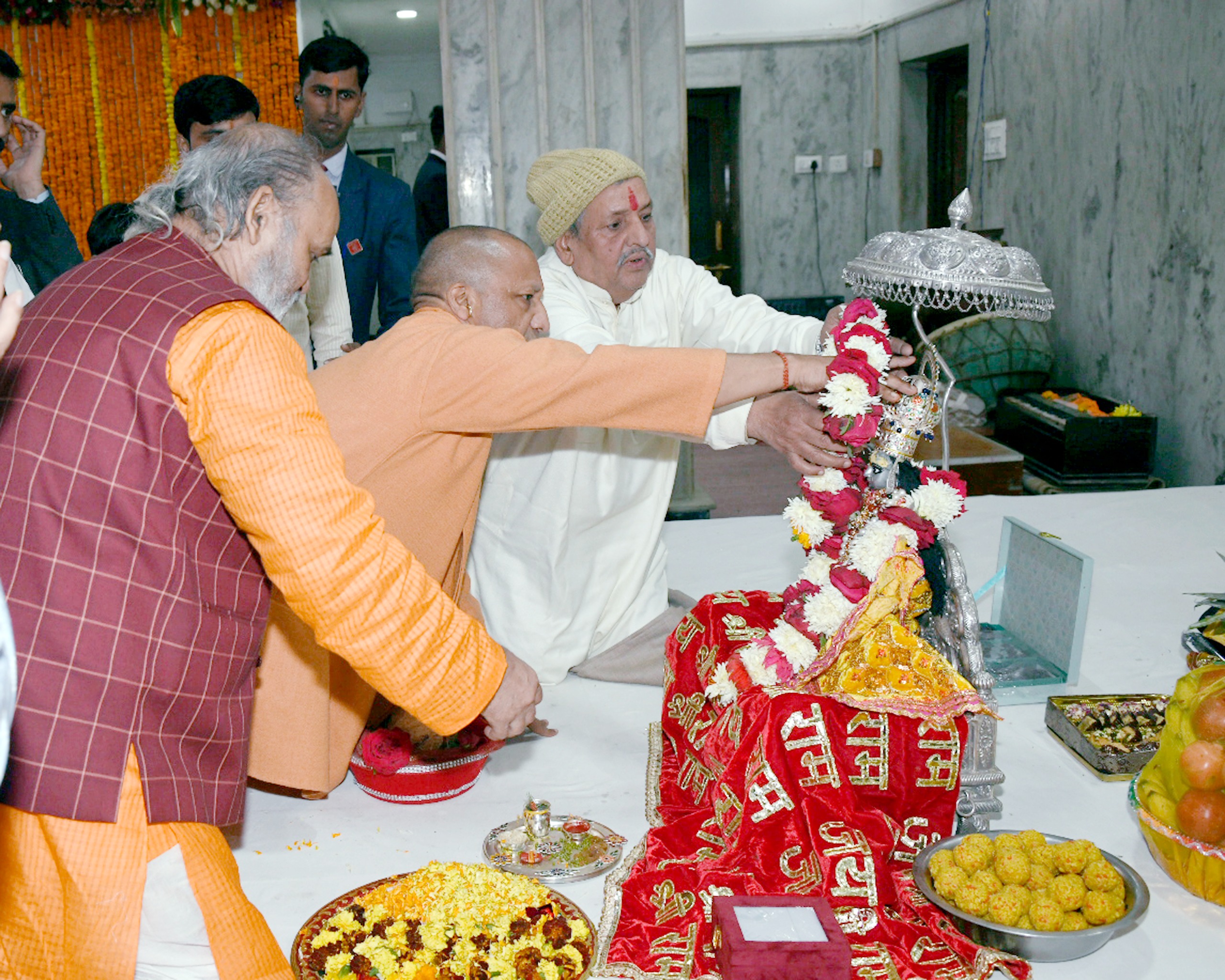 श्रीरामजानकी विवाह उत्सव में शामिल हुए मुख्यमंत्री