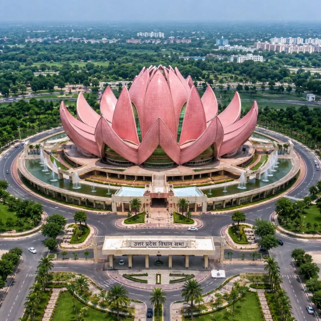कमल के आकार में लख़नऊ में बनेगी नई विधानसभा
